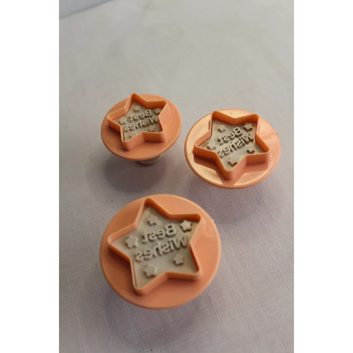 Sunplast 3LÜ Basmalı Yıldız Şekillendirici