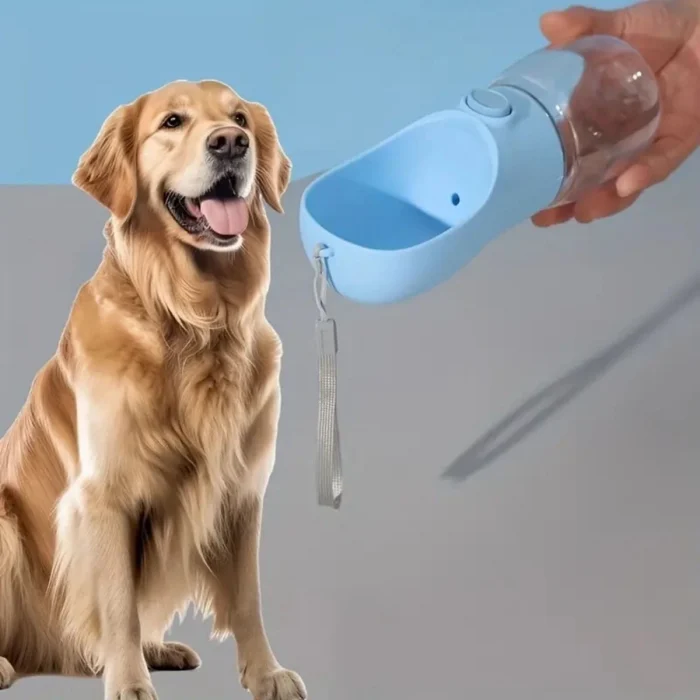 Taşınabilir Butonlu 350 Ml Evcil Hayvan Suluğu