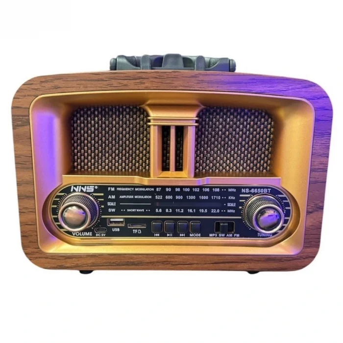 Taşınabilir Klasik Am/fm/sw  Retro Ev Radyo Usb İle Şarj Olabilen Retro Radyo
