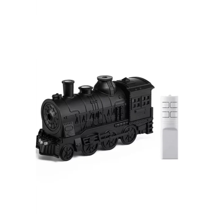 Tren Şeklinde Buharlı Oda Hava Nemlendirici Işık Buhar Makinesi Kumandalı