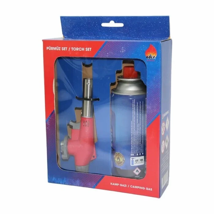Turbo Torch Pürmüz Çakmak Ve Kartuş Set