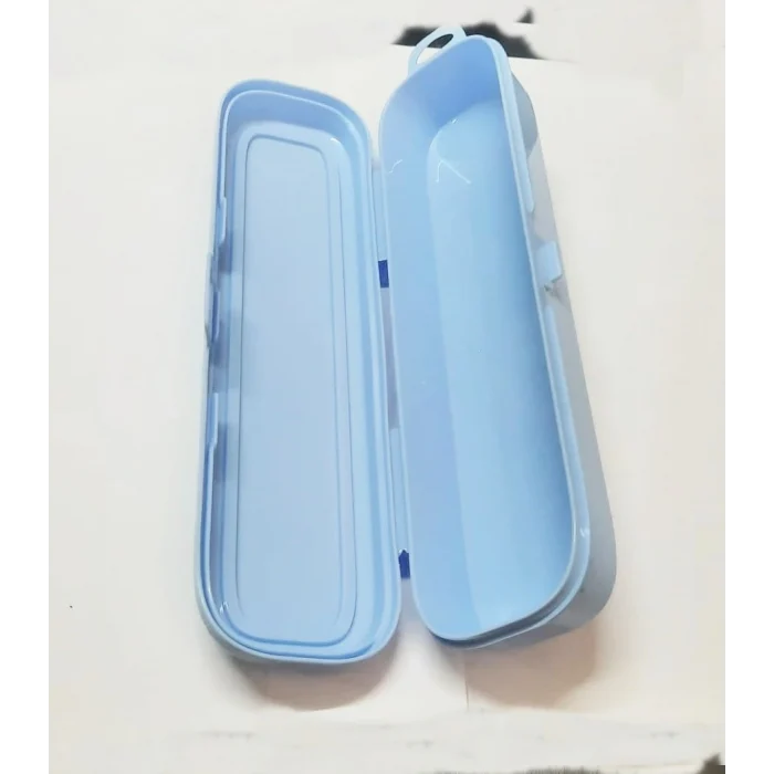 Turkuaz Multi Renkli Kapaklı Kalemlik Kutusu -çanta İçi Saklama - Diş Fırçası - Makyaj Fırçası Kutu