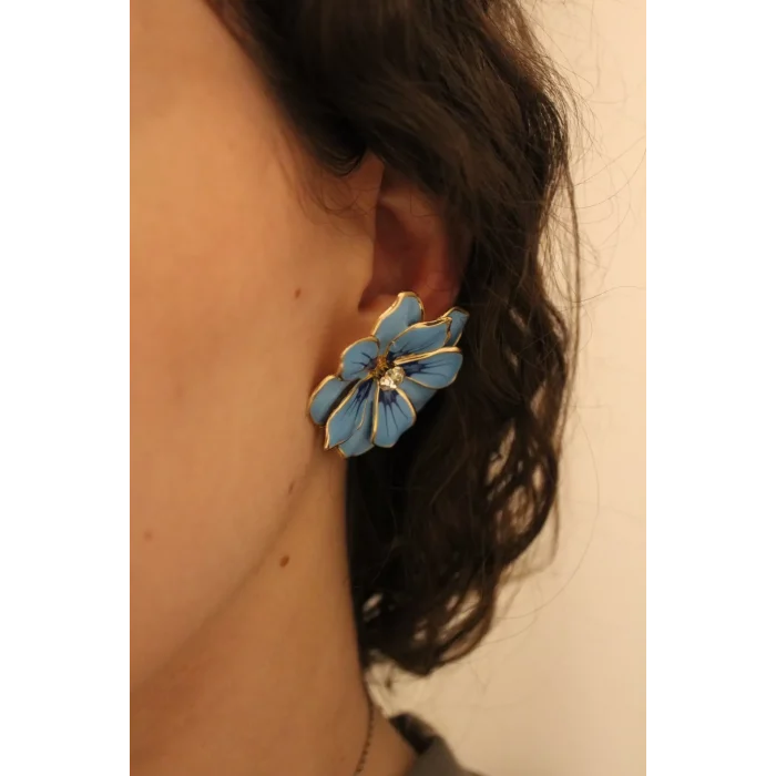 Shyla Bijuteri Çiçek Küpe