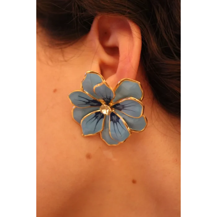 Shyla Bijuteri Çiçek Küpe