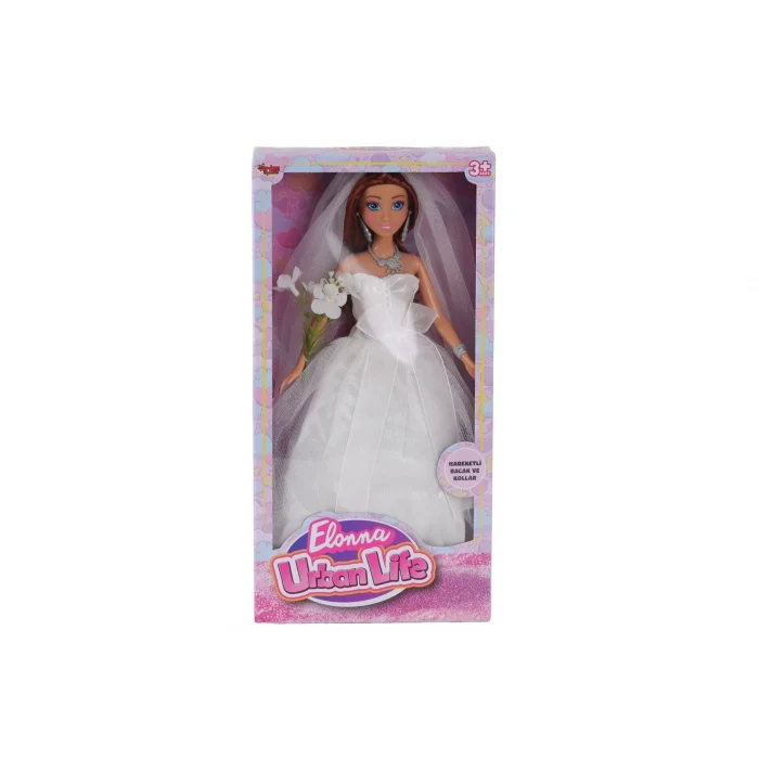 WG-661048 KUTULU 29CM GELİNLİKLİ BEBEK