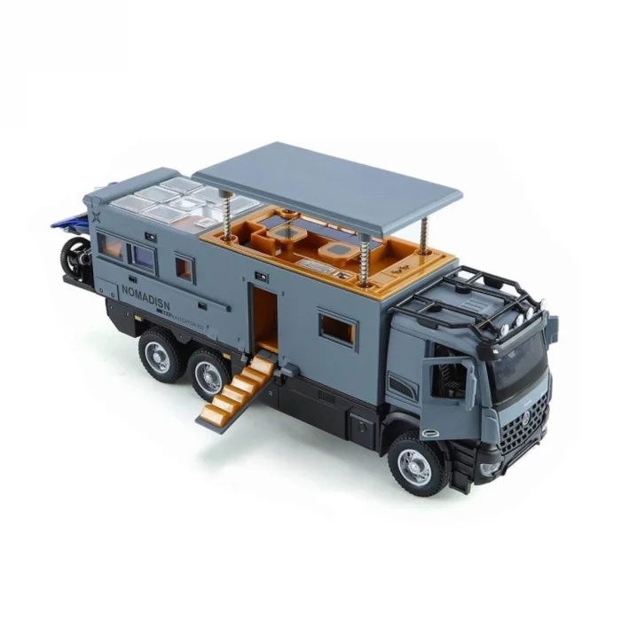 XHD-B3217 -Vardem Çek Bırak Işıklı ve Sesli Model Motorlu Karavan 1:24