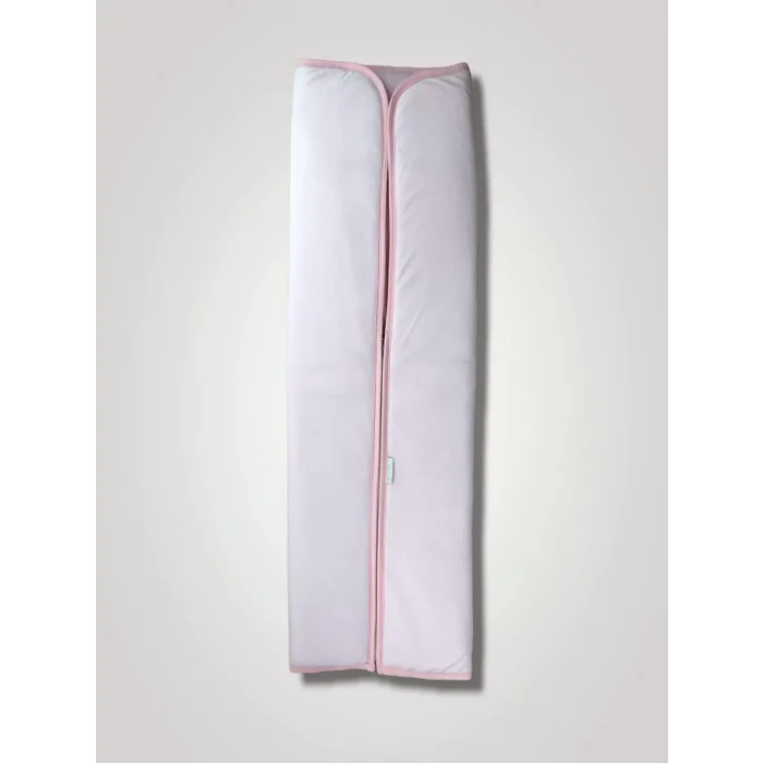 Luz&Pos Yenidoğan Düz Renk Fermuarlı Kadife Kumaş Kız Bebek Battaniyesi Pembe