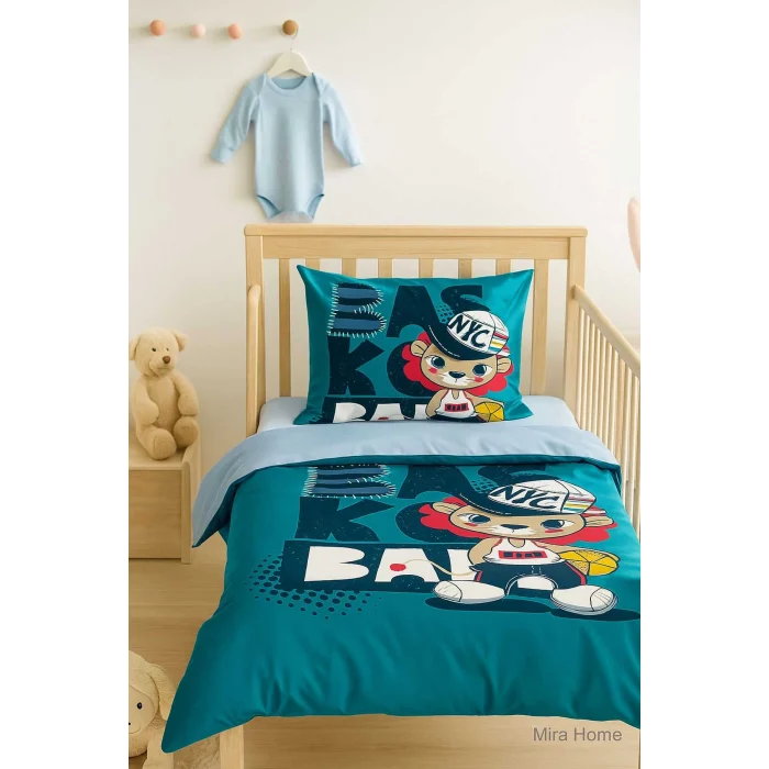 Yenidoğan Erkek Bebek Nevresim Takımı &#37;100 Pamuklu Nyc