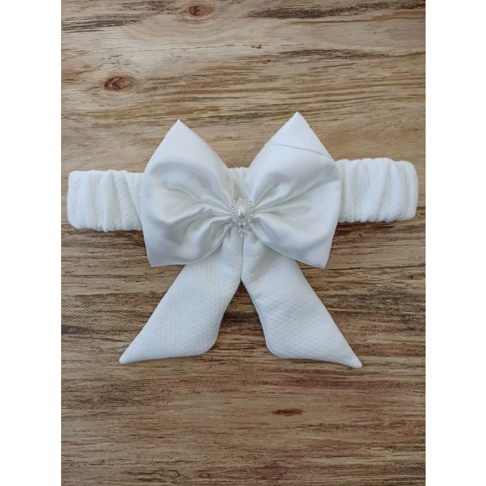 Luz&Pos Yenidoğan Sahra My Princess Nakışlı Lüks Kundak Bebek Battaniyesi Ekru