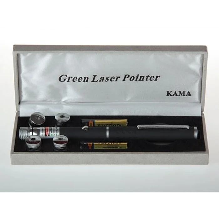 Yeşil Lazer Pointer 100 Mw 15 Km Etkili (5 Başlıklı)