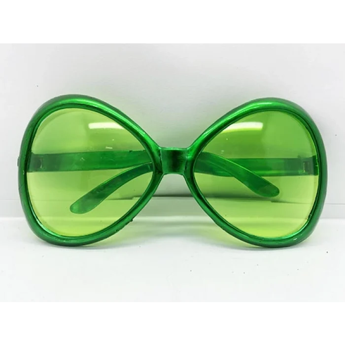 Yeşil Renk Yeşilçam Nostalji 80li Yıllar 90lı Yıllar Parti Gözlüğü  7x16 cm