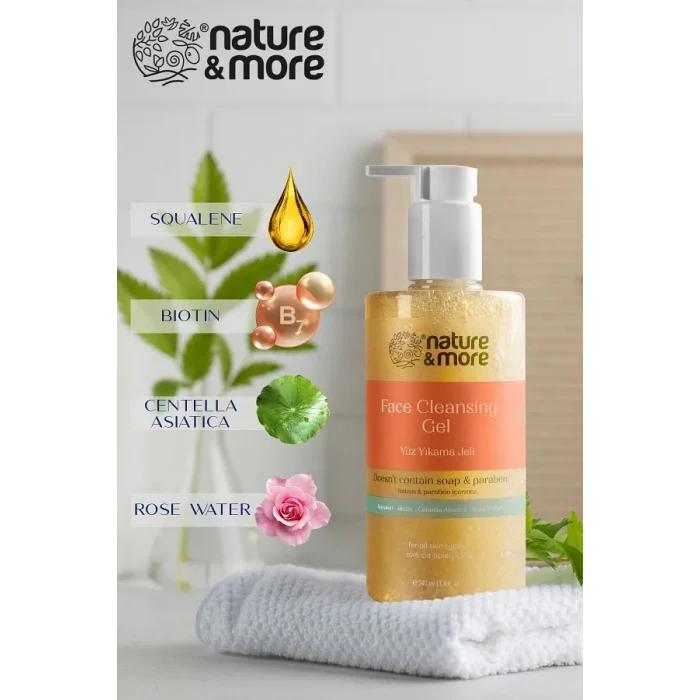 Nature More Yüz Yıkama & Temizleme Jeli Face Cleansing Gel 340ML