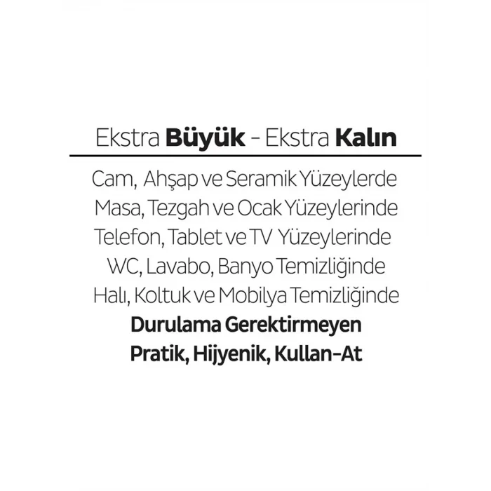 Yüzey Temizlik Havlusu 100 Adet Lilyum Pembe