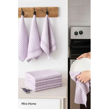 10 lu Lüks Bulaşık Kurulama Bezi ve Mutfak Peçetesi 50x70 Cm Daily Lila