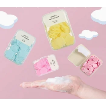 100 Yaprak Eriyen Mini Parfümlü Kağıt Sabun