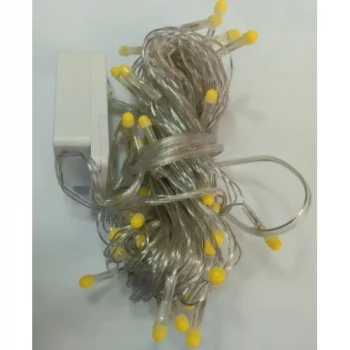 10m 100 LED Damla Uçlu Gün Işığı (Şeffaf Kablo)