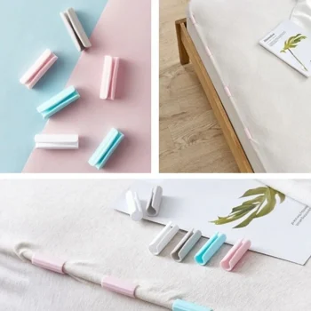 12 Adet Çok Amaçlı Çarşaf Tutucu, Sabitleyici ,kaydırmaz Nevresim Örtü Düzenleyici Klipsler