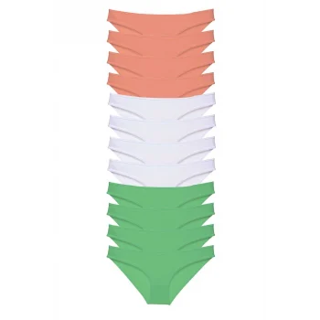 12 adet Süper Eko Set Likralı Kadın Slip Külot 510