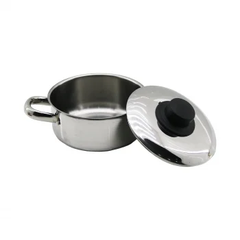 14cm   Metal Kapak   Mini  Çelik Tencere