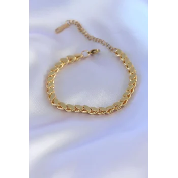 316L Çelik Arpa Gold Renk Kadın Bileklik