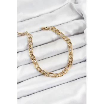 316L Çelik Gold Renk Zincir Erkek Bileklik