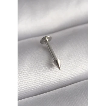 316l Çelik Gümüş Renk Çivi Model Piercing