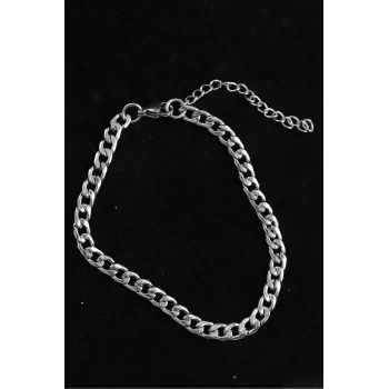 316L Çelik Klasik Model Gümüş Renk Erkek Bileklik