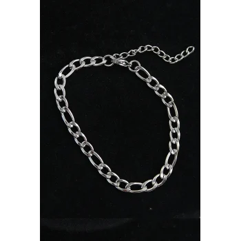 316L Çelik Klasik Model Gümüş Renk Erkek Bileklik