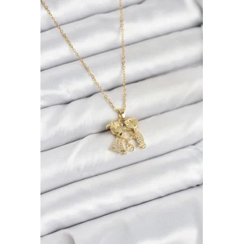 316L Çelik Zincir Gold Renk Erkek Kız Model Kadın Kolye