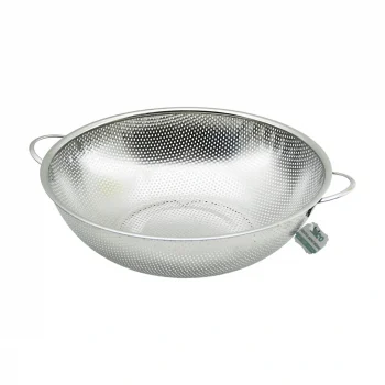 31cm  Metal Kulplu  Çelik Sepet Süzgeç İnce Tel Ayaklı