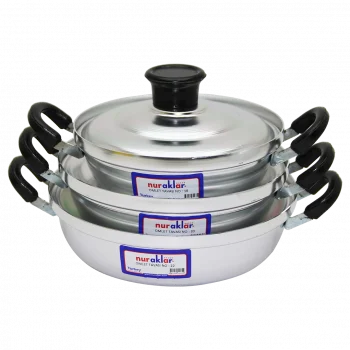 3lü Alüminyum Omlet Set No-18-20-22