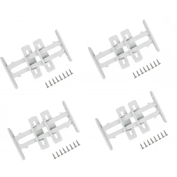 4 Adet Bebek Çocuk Koruma Kilidi - Dolap Çekmece Kilidi Sürgülü Kilit