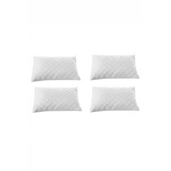 4 lü Kapitoneli Yastık Koruyucu 100 Pamuk 50X70