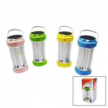 40w X 6 Tüp Solar Şarjlı - Fişli Led Işıldak Fener 240w