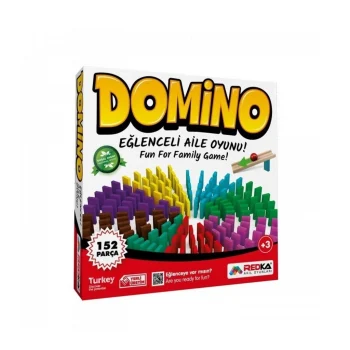 4456 Renkli Ahşap Domino