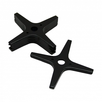 5 Adet Siyah Artı Model Cezvelik Ocak Küçültücü Emaye