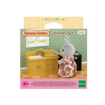 5151 Sylvanian Families Mutfak Lavabo Seti (figürler dahil değildir) +3 yaş