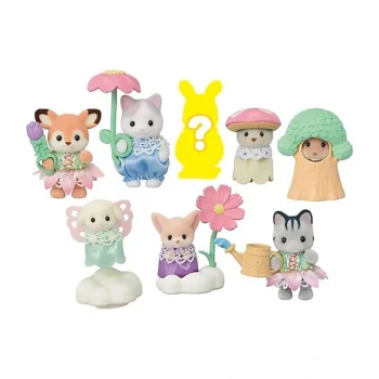 5823 Sylvanian Families Bebek Minifigür Çiçek Serisi Tekli Sürpriz Figür +4 yaş