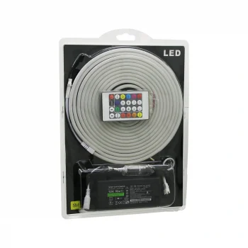 5mt Kumandalı - Adaptörlü Neon Şerit Led 12v