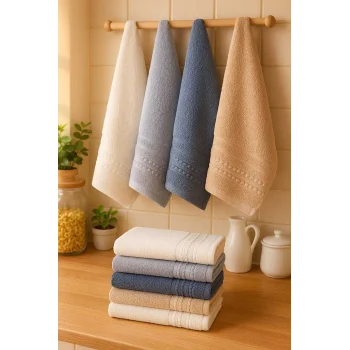 6 Parça Mutfak Havlusu Seti &#37;100 Pamuklu Özlem