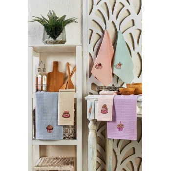 6 Parça Mutfak Kurulama Bezi 30 X 50 Cm Cake