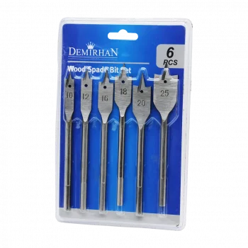 6 Parça  Yaprak Matkap Ucu Set10-12-16-18-20-25