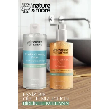 Nature More Makyaj Temizleme Suyu & Yüz Temizleme Jeli ( Ekonomik Paket )