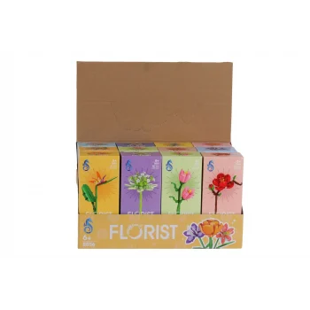 8856 KUTUDA 12Lİ ÇİÇEK LEGO(Belirtilen fiyat, tekli satış için adet fiyatıdır.)