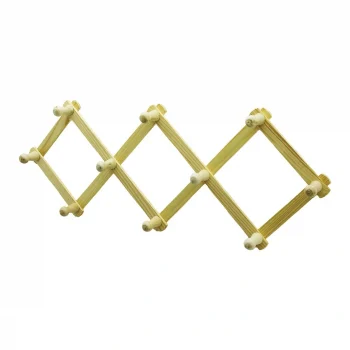 Ahşap - Eko   10 Kollu  Akordiyon Duvar Askısı