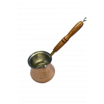 Ahşap Saplı Bakır Sütlük No:1