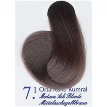 Akos Saç Boyası Orta Küllü Kumral 7.1 3 Adet