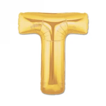 Altın Sarısı Folyo Harf Balon 1 Metre