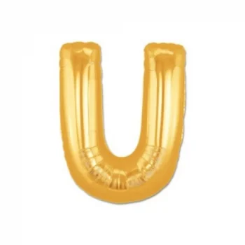 Altın Sarısı Folyo Harf Balon 1 Metre