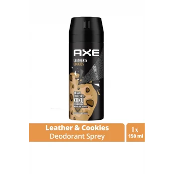 Axe Erkek Sprey Deodorant Leather & Cookies 48 Saat Etkileyeci Koku 150 ml